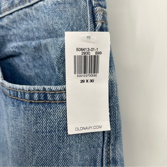 NWT Old navy 90’s baggy jeans Sz 29x28 light wash - Picture 4 of 10